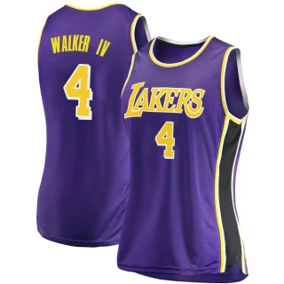 Women's Lonnie Walker IV Los Angeles Lakers Purple Swingman 2018/19 Jersey - Statement Edition
