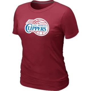 Women's Los Angeles Clippers Red Big & Tall Primary Logo T-Shirt -