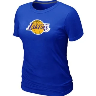 Women's Los Angeles Lakers Blue Big & Tall Primary Logo T-Shirt -