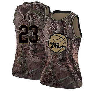 Women's Louis King Philadelphia 76ers Camo Swingman Realtree Collection Jersey