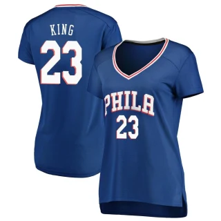 Women's Louis King Philadelphia 76ers Royal Fast Break Jersey - Icon Edition