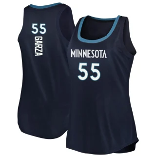 Women's Luka Garza Minnesota Timberwolves Navy Fast Break Tank Jersey - Icon Edition