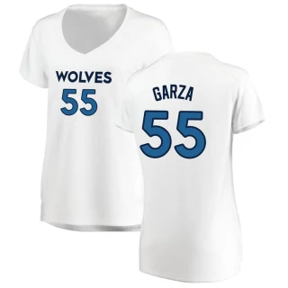 Women's Luka Garza Minnesota Timberwolves White Fast Break Jersey - Association Edition