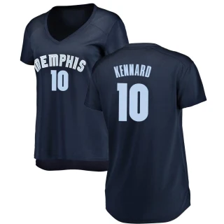 Women's Luke Kennard Memphis Grizzlies Navy Fast Break Jersey - Icon Edition