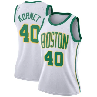 Women's Luke Kornet Boston Celtics White Swingman 2018/19 Jersey - City Edition