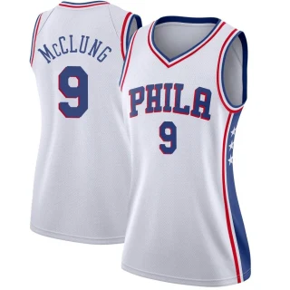 Women's Mac McClung Philadelphia 76ers White Swingman Jersey - Association Edition