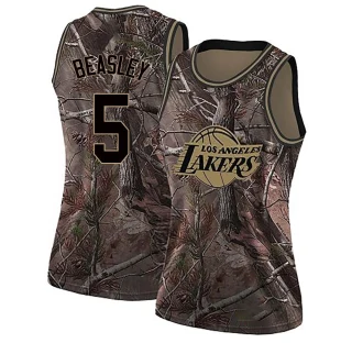 Women's Malik Beasley Los Angeles Lakers Camo Swingman Realtree Collection Jersey