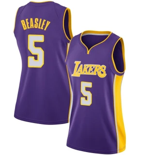 Women's Malik Beasley Los Angeles Lakers Purple Swingman Jersey - Statement Edition