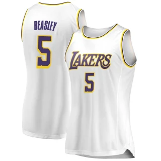 Women's Malik Beasley Los Angeles Lakers White Swingman 2018/19 Jersey - Association Edition