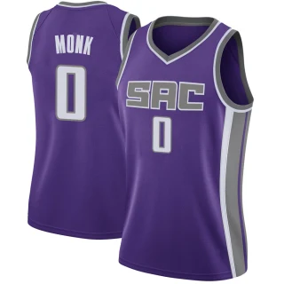Women's Malik Monk Sacramento Kings Purple Swingman Jersey - Icon Edition
