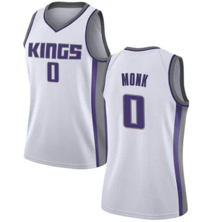 Women's Malik Monk Sacramento Kings White Swingman Jersey - Association Edition