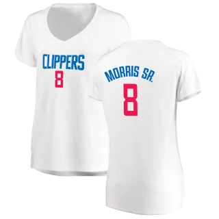 Women's Marcus Morris Sr. Los Angeles Clippers White Fast Break Jersey - Association Edition