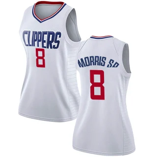 Women's Marcus Morris Sr. Los Angeles Clippers White Swingman Jersey - Association Edition