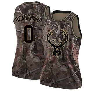 Women's MarJon Beauchamp Milwaukee Bucks Camo Swingman Realtree Collection Jersey