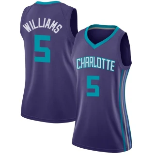 Women's Mark Williams Charlotte Hornets Purple Swingman Jordan Brand Jersey - Statement Edition