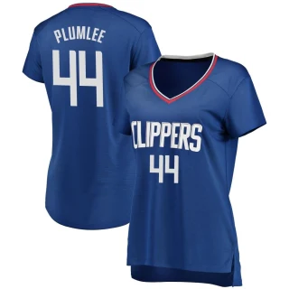 Women's Mason Plumlee Los Angeles Clippers Royal Fast Break Jersey - Icon Edition