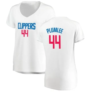 Women's Mason Plumlee Los Angeles Clippers White Fast Break Jersey - Association Edition