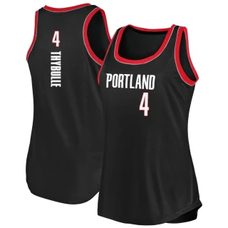 Women's Matisse Thybulle Portland Trail Blazers Black Fast Break 2020/21 Tank Jersey - Icon Edition