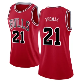 Women's Matt Thomas Chicago Bulls Red Swingman Jersey - Icon Edition