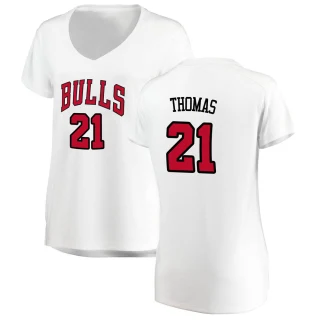 Women's Matt Thomas Chicago Bulls White Fast Break Jersey - Association Edition