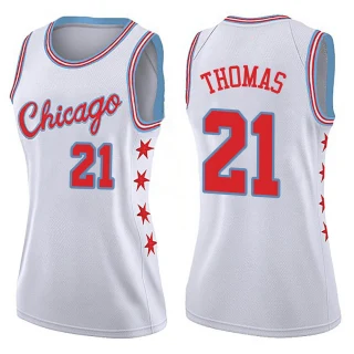Women's Matt Thomas Chicago Bulls White Swingman Jersey - City Edition