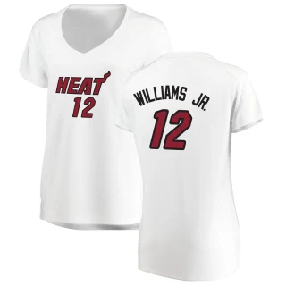 Women's Matt Williams Jr. Miami Heat White Fast Break Jersey - Association Edition