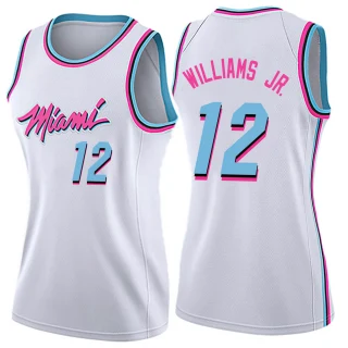 Women's Matt Williams Jr. Miami Heat White Swingman Jersey - City Edition