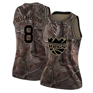 Women's Matthew Dellavedova Sacramento Kings Camo Swingman Realtree Collection Jersey
