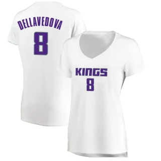 Women's Matthew Dellavedova Sacramento Kings White Fast Break Jersey - Association Edition