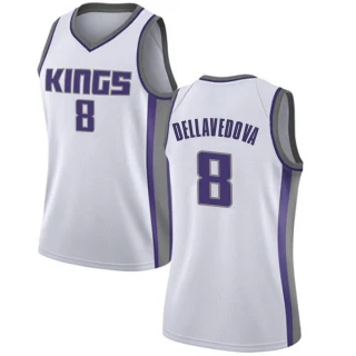 Women's Matthew Dellavedova Sacramento Kings White Swingman Jersey - Association Edition