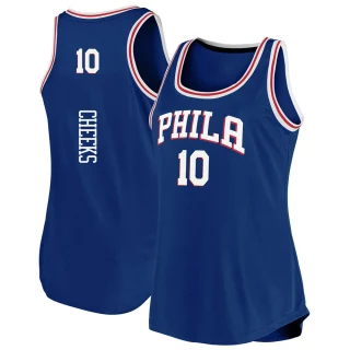 Women's Maurice Cheeks Philadelphia 76ers Royal Fast Break 2019/20 Tank Jersey - Icon Edition