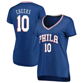 Women's Maurice Cheeks Philadelphia 76ers Royal Fast Break Jersey - Icon Edition