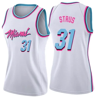 Women's Max Strus Miami Heat White Swingman Jersey - City Edition
