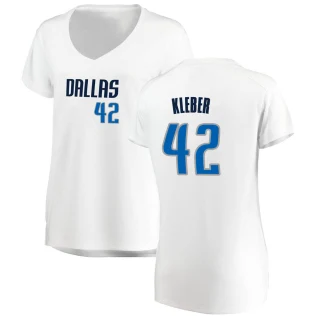 Women's Maxi Kleber Dallas Mavericks White Fast Break Jersey - Association Edition