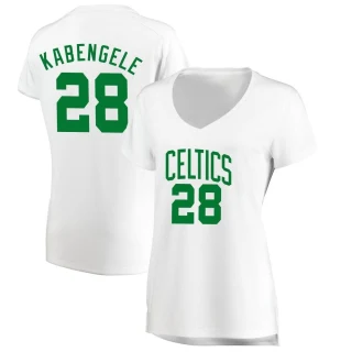 Women's Mfiondu Kabengele Boston Celtics White Fast Break Association Edition Jersey
