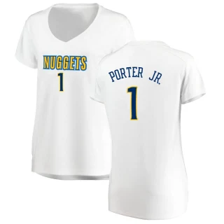 Women's Michael Porter Jr. Denver Nuggets White Fast Break Jersey - Association Edition