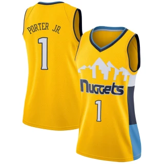 Women's Michael Porter Jr. Denver Nuggets Yellow Swingman Jersey - Statement Edition