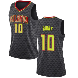 Women's Mike Bibby Atlanta Hawks Black Swingman Jersey - Icon Edition