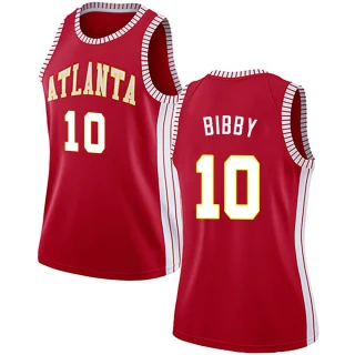 Women's Mike Bibby Atlanta Hawks Red Swingman Jersey - Statement Edition