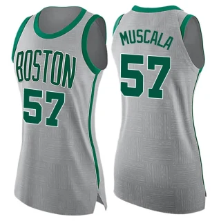 Women's Mike Muscala Boston Celtics Gray Swingman Jersey - City Edition