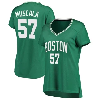 Women's Mike Muscala Boston Celtics Green Fast Break Icon Edition Jersey