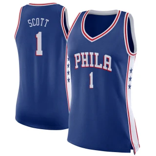 Women's Mike Scott Philadelphia 76ers Blue Swingman Jersey - Icon Edition