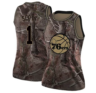 Women's Mike Scott Philadelphia 76ers Camo Swingman Realtree Collection Jersey