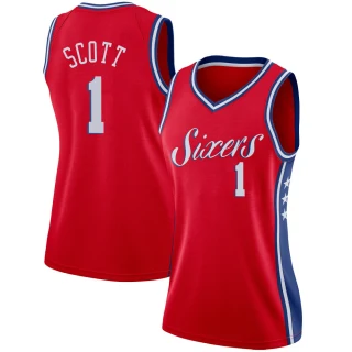 Women's Mike Scott Philadelphia 76ers Red Swingman Jersey - Statement Edition
