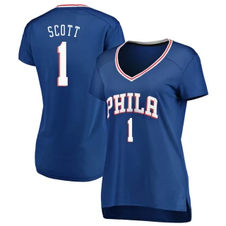 Women's Mike Scott Philadelphia 76ers Royal Fast Break Jersey - Icon Edition