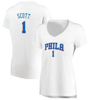 Women's Mike Scott Philadelphia 76ers White Fast Break Jersey - Association Edition