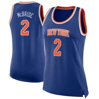 Women's Miles McBride New York Knicks Blue Swingman Jersey - Icon Edition