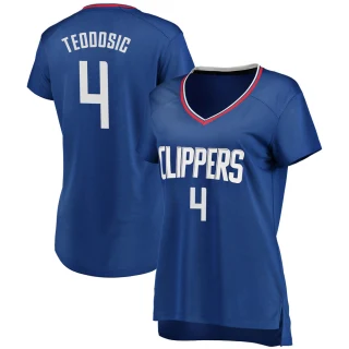 Women's Milos Teodosic Los Angeles Clippers Royal Fast Break Jersey - Icon Edition