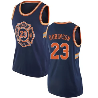 Women's Mitchell Robinson New York Knicks Navy Blue Authentic Jersey - City Edition