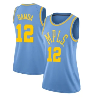 Women's Mo Bamba Los Angeles Lakers Blue Swingman Hardwood Classics Jersey
